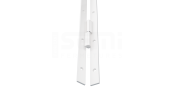 Barre de pivot 4 paumelles  2200 mm blanche